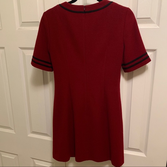 HUGO BOSS Red Wool Dress - Picture 3 of 6
